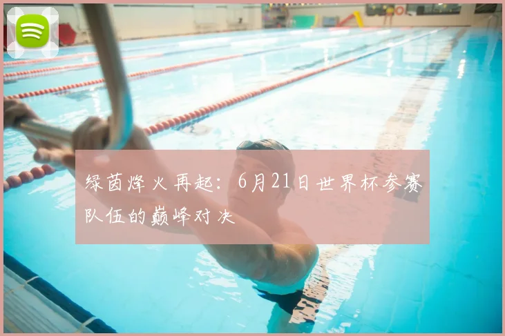绿茵烽火再起：6月21日世界杯参赛队伍的巅峰对决